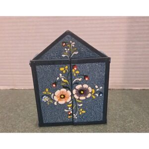 Ten Thousand Villages Wooden Nativity Retablo Peru Folk Art Folding Shrine Hand